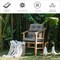 Tufted Outdoor Patio Chair Seating Pad with 4 Attached String Ties